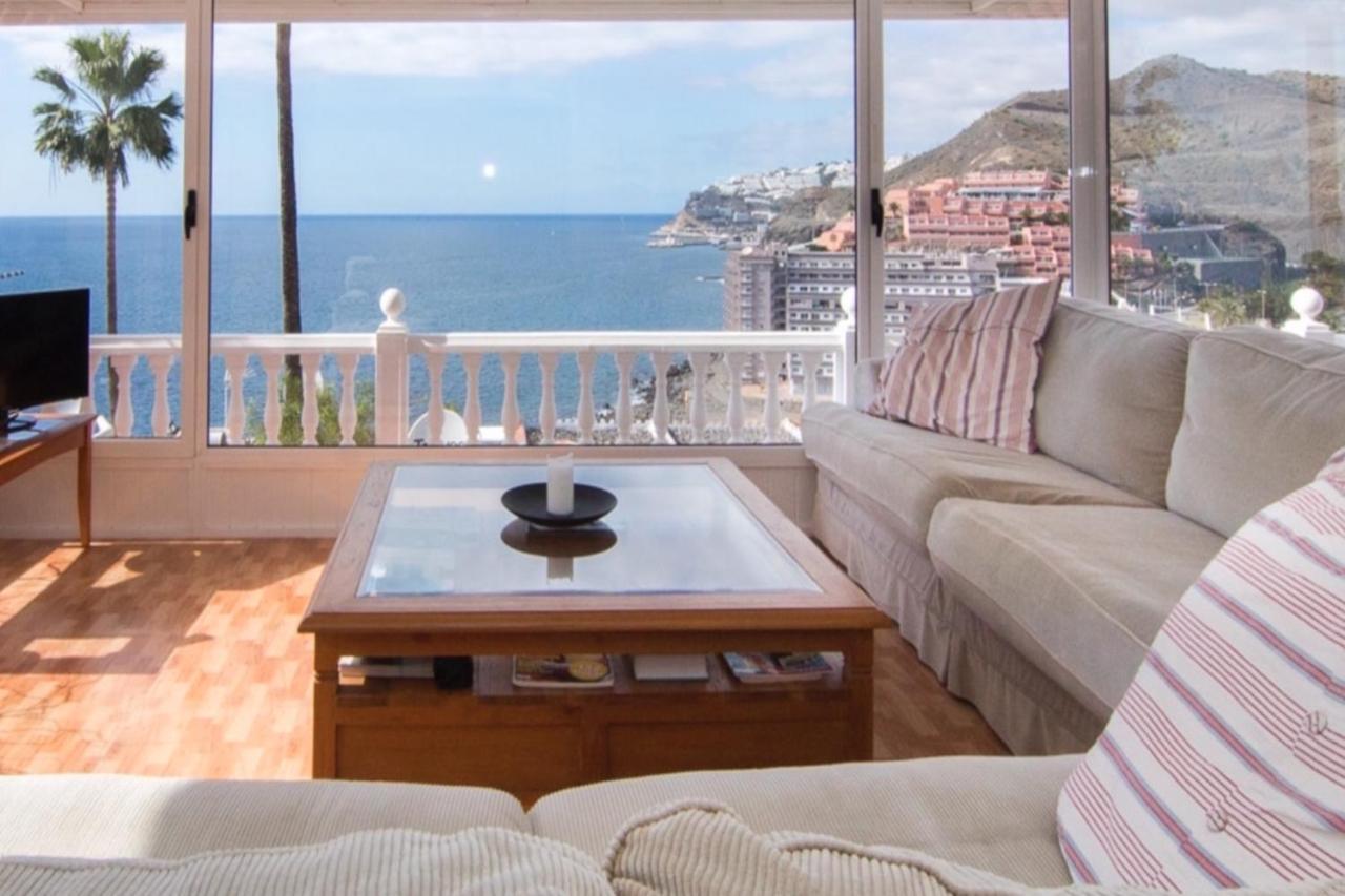 Sunset Balcony With Ocean Views Villa Mogán Eksteriør bilde